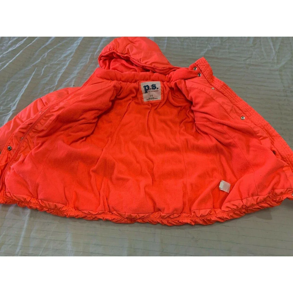 AEROPOSTALE GIRLS PUFFER HOODED COAT SIZE 4/5